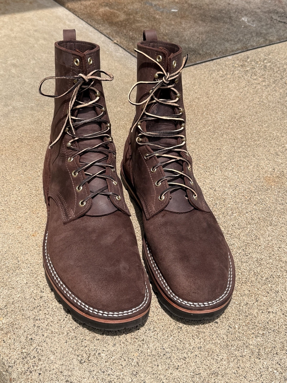 Nick's Boots Zero Drop Strider 1964 Mahogany - Men's 13E